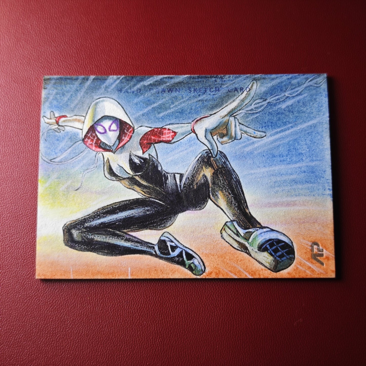 2023 Marvel Thunder Spider-Gwen 1/1 Hand-Drawn Sketch Card Finding Unicorn