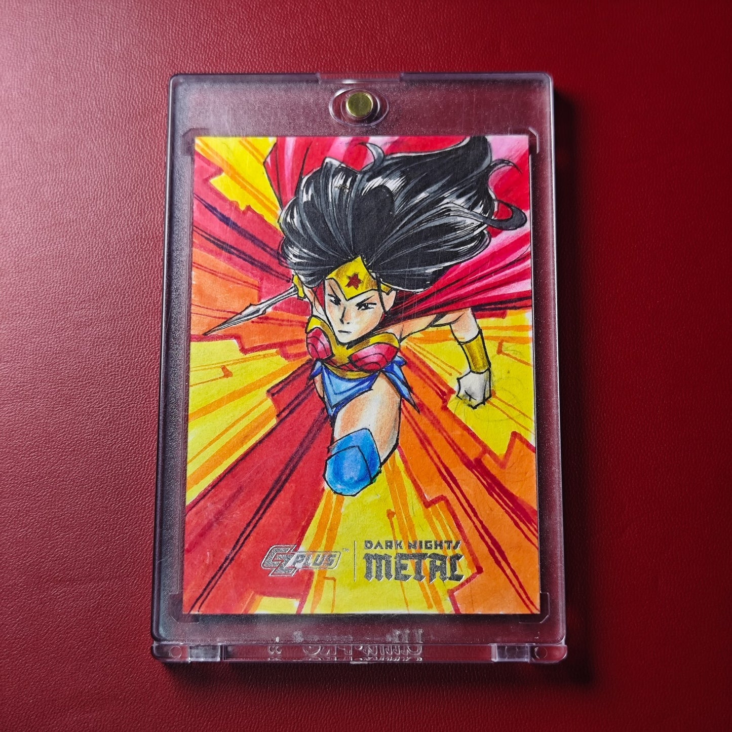 2024 CZPlus Dark Nights Metal Sketch Card Wonder Woman 1/1 Ed Mark F dela Cruz