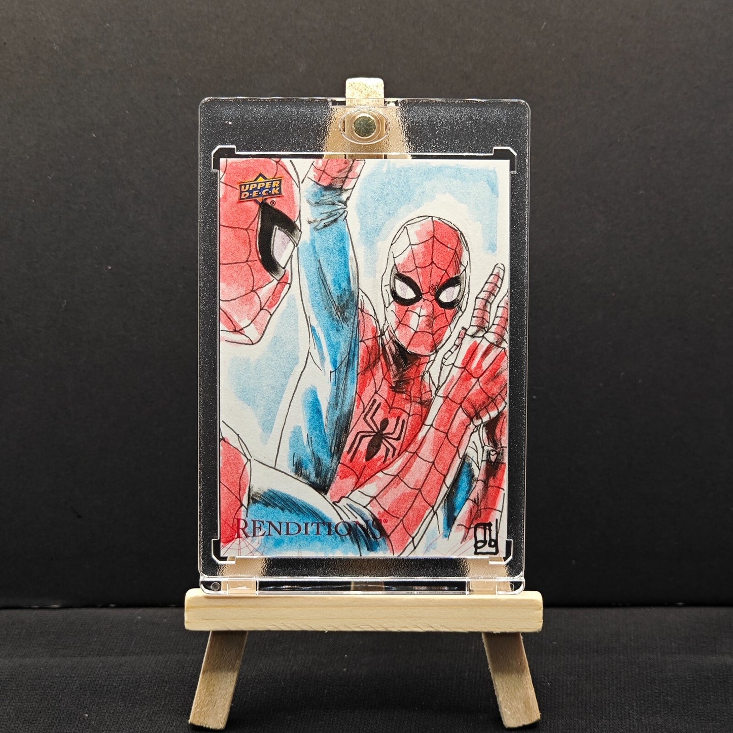 2024 Upper Deck Renditions 1/1 Marvel Sketch Card Spider-Man David Blatt