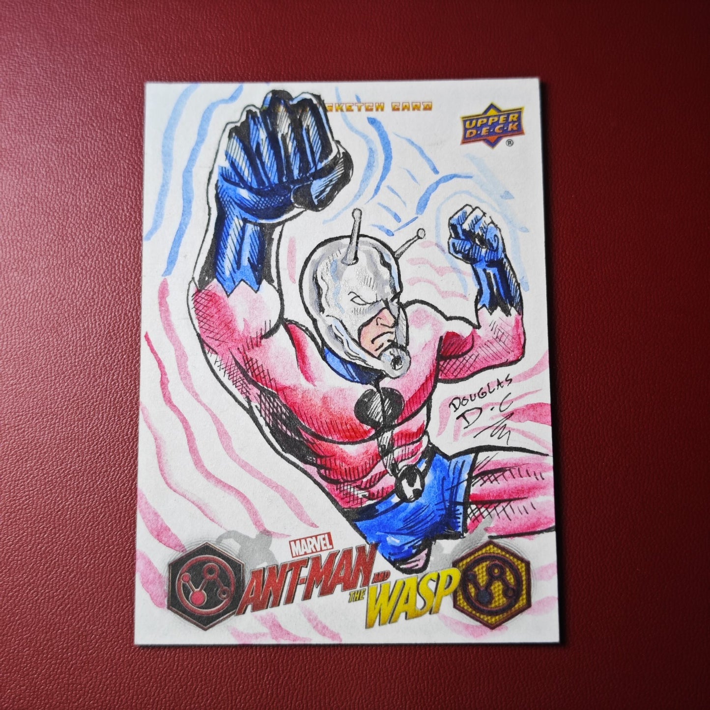 2018 Upper Deck Ant-Man and the Wasp Sketch Card 1/1 Douglas Docelino