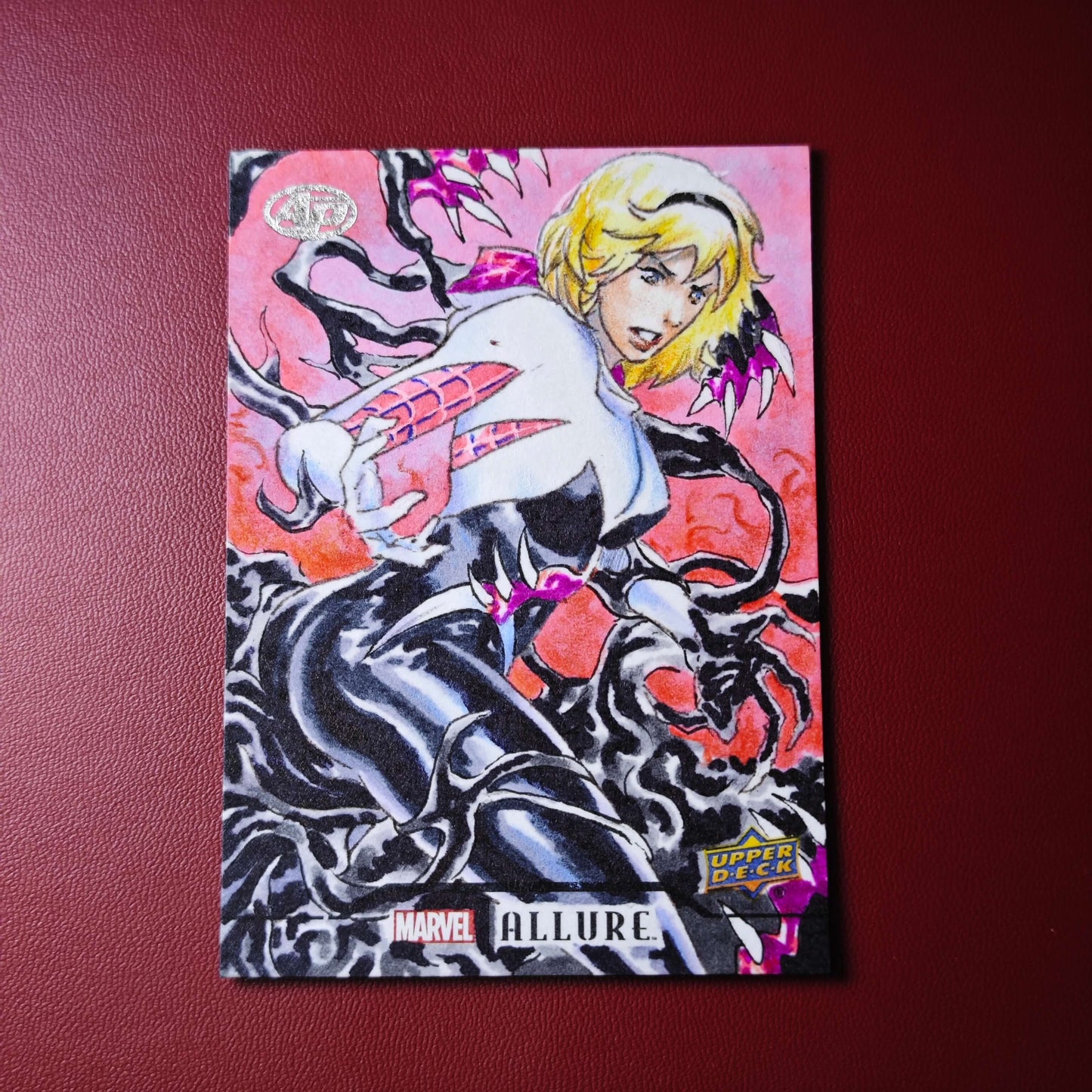 2021 Marvel Allure 1/1 Sketch Card Spider-Gwen Venomized Jomar Bulda