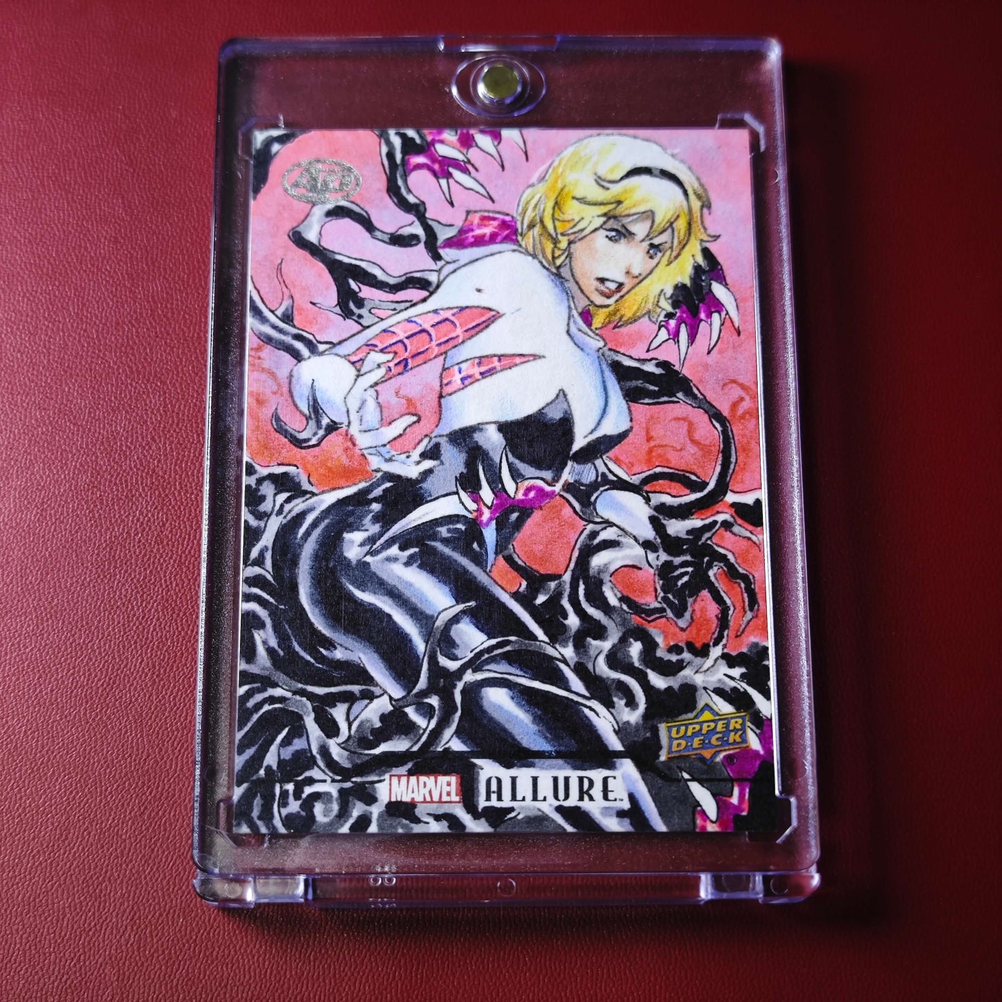 2021 Marvel Allure 1/1 Sketch Card Spider-Gwen Venomized Jomar Bulda