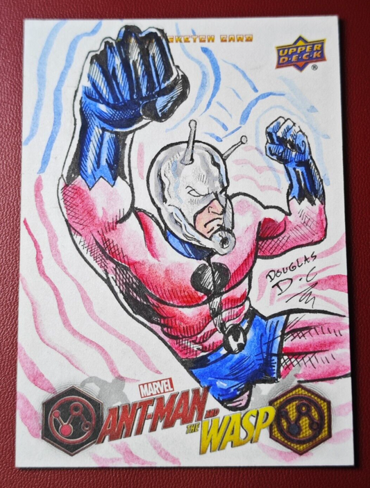 2018 Upper Deck Ant-Man and the Wasp Sketch Card 1/1 Douglas Docelino