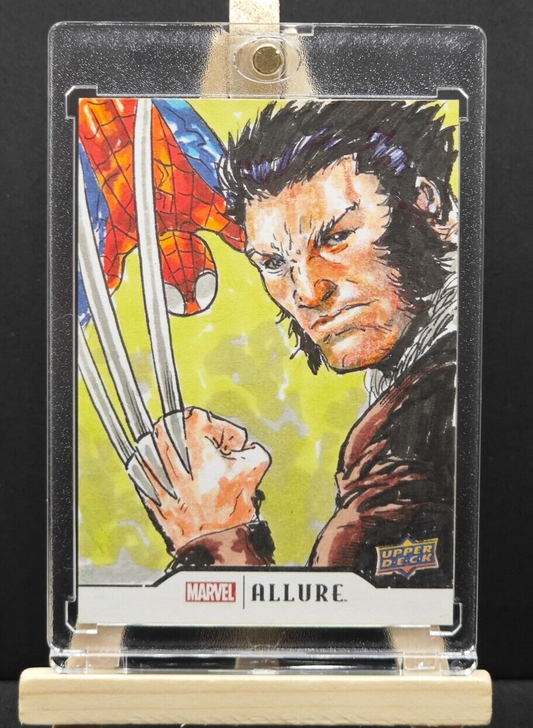 Marvel Allure Wolverine & Spider-Man 1/1 Sketch Card Jomar Bulda