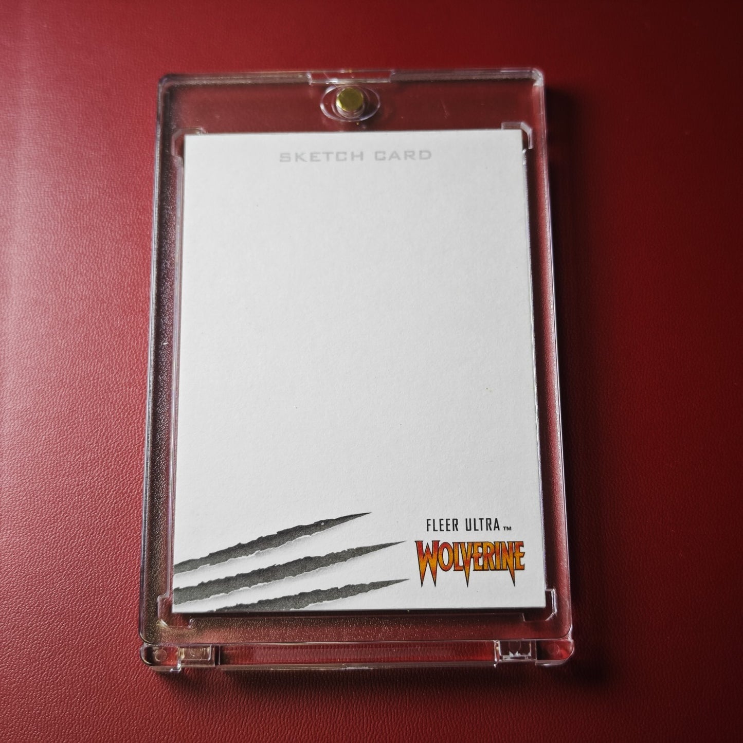 2022 Fleer Ultra Wolverine 1/1 Blank Artist Sketch Card