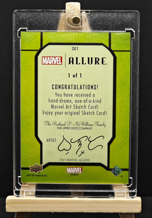 Marvel Allure Wolverine & Spider-Man 1/1 Sketch Card Jomar Bulda
