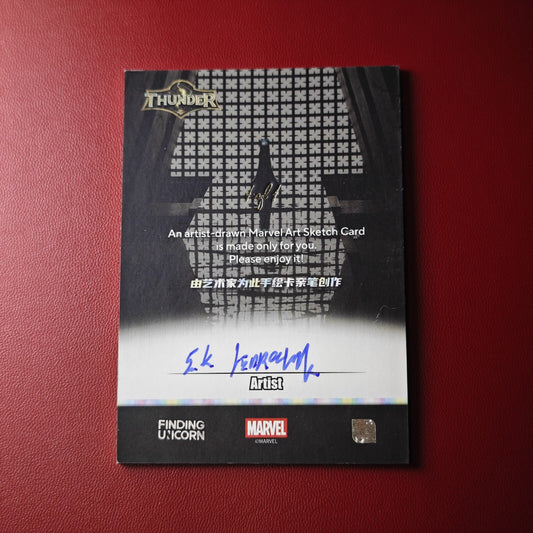 2023 Marvel Thunder Spider-Gwen 1/1 Hand-Drawn Sketch Card Finding Unicorn